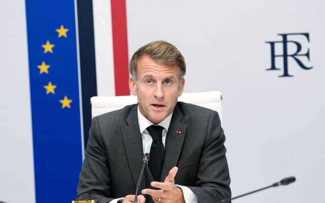 Emmanuel Macron French protests police Paris